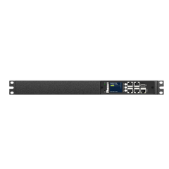 PDU ES2P Monitoreable (MI) para Distribución de Energía, Enchufe de Entrada NEMA 5-20P, Con 8 Salidas 5-20R, Horizontal 19in, 120 Vca, 20 Amp, 1 UR