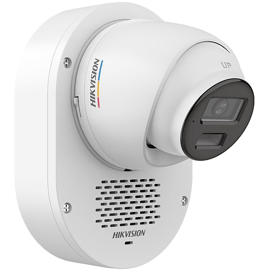 Cámara Turret TURBOHD 2 Megapixel (1080p) / Imagen a Color 24/7 con Apertura F1.0 / Audio Bidireccional y Sirena / Luz Blanca e IR 40 m (131.2 ft) / IP67 / Smart-Hybrid Light / 3D DNR