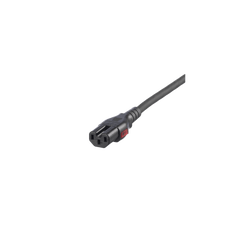 Cable de Alimentación Eléctrica Con Bloqueo Doble de Seguridad, de IEC C14 a IEC C13, 6 ft. de Largo, Color Negro, Paquete de 10 Piezas