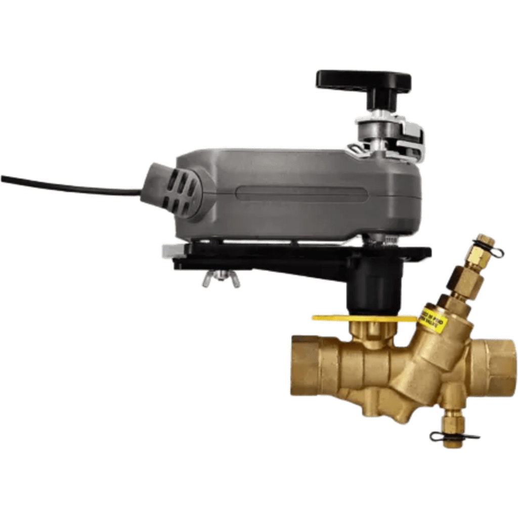 Válvula de control independiente de presión (PICV) de 2 vías, 1 pulgada NPT, modulante, 24 V CA, falla segura abierta para HVAC