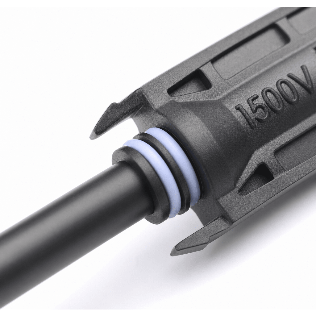 Conector Solar MC4 LONGi Sea-Shield / 1500 Vcc / 40 A (IEC) / 30 A (UL) / IP68 Sumergible 1.2 m (3.9 ft) / Doble Anillo de Sellado / Cable 4-6 mm²