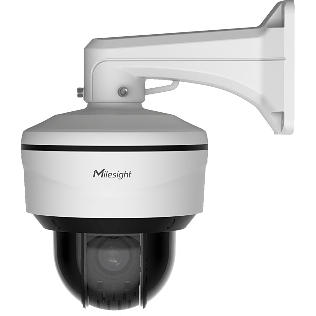 Cámara PTZ Dome AI 4MP / Zoom Óptico 20X / Starlight 0.002 Lux / Super WDR 140dB / IR 160 m (525 ft) / IP66 IK10 / NDAA / Análisis de Video IA / Detección de Rostros / Conteo de Personas / H.265+ / PoE+