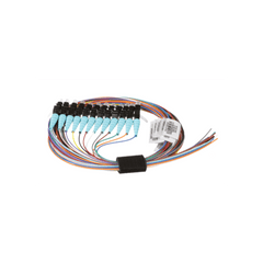 Kit de 12 Pigtails con Conector LC, Multimodo 50/125 OM3, 900um, de 1 Metro (3.28 Pies)