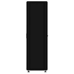 Gabinete rackeable de piso de 42U, compatible con estándar 19 pulgadas, equipado con puerta frontal de cristal para una mejor visibilidad y presentación profesional