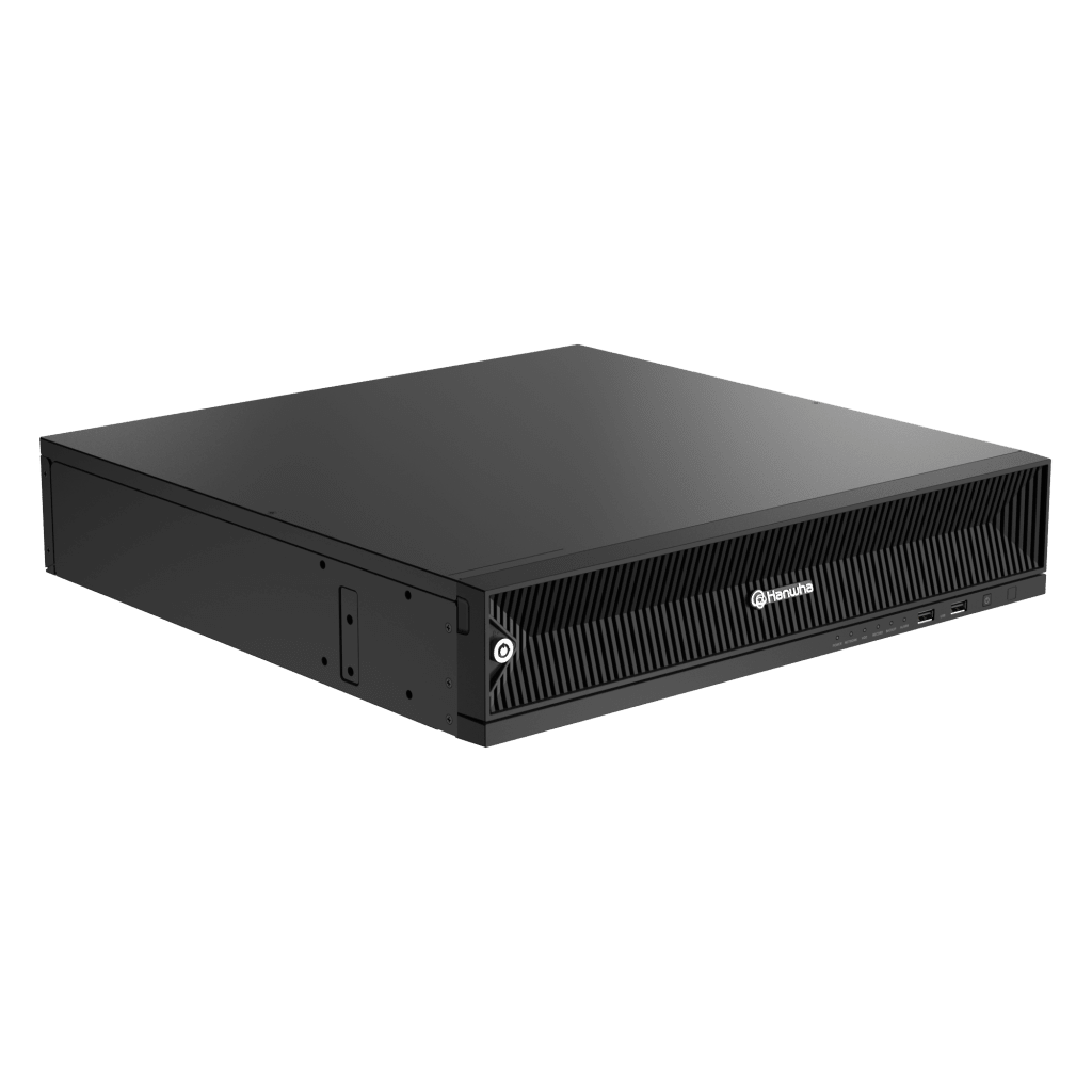 NVR de  64 canales / 8K / Hasta 8 Discos Duros / H.265 & Wisestream / Wisenet P2P / Soporte RAID 5/6