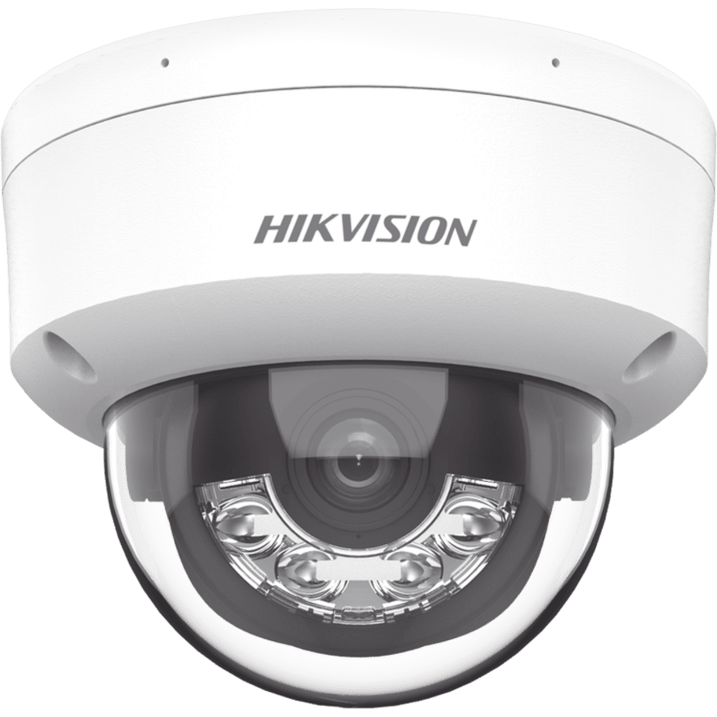 Domo IP 4 Megapixel / Lente 2.8 mm / 30 mts IR / WDR 120 dB / Exterior IP67 / Hik-Connect P2P / H.265+ / PoE / ONVIF