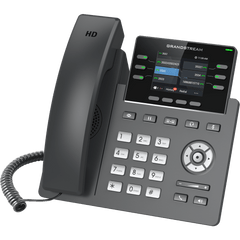TELÉFONO IP 6 LÍNEAS GRADO OPERADOR / 24 TECLAS MULTIPROPÓSITO VIRTUALES / WI-FI 6 DOBLE BANDA Y BLUETOOTH / DOS PUERTOS GIGABIT / PANTALLA LCD A COLOR INTERCAMBIABLE / SEGURIDAD NIVEL EMPRESARIAL