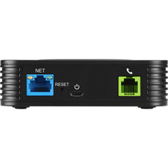 Adaptador de Teléfono Analógico HT801 V2 / 1 Puerto FXS (Conectar Teléfono Análogo) / VoIP Avanzado / Seguridad TLS y SRTP / Soporte Fax T.38 / Compatibilidad con Serie UCM /