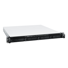NAS RackStation RS822RP+ | 4 Bahías | 1U | AMD Ryzen V1500B | 32 GB DDR4 ECC | 4 Puertos 1GbE | Expansión PCIe | Compatibilidad con RAID | Caché SSD | Unidades de Energía Redundantes.