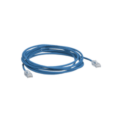 Cable de Parcheo TX6, UTP Cat6, Diámetro Reducido (28AWG), Color Azul, 15.24 Metros (50 Pies)
