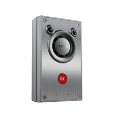 Video/ Intercomunicador IP, Altavoz 10W, 2 relevadores con botón para llamada, anti-vandálico, IP66 e IK10, PoE