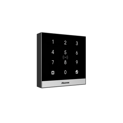 Teclado de Control de Acceso + Bracket de Instalación / Administración 100% en la Nube / Interfaz WEB / POE / Lector Prox 125 kHz / MIFARE 13.56MHz / NFC / APP Smart Plus / Control de 1 Puerta / PIN Para Visitas / IP65