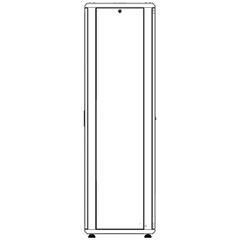 Gabinete Rack 42 Unidades / Piso 19 Pulgadas / Puerta Cristal Templado / Capacidad Carga 1000 Kg / Acero Calibres 16-18-20 / Ventilación Superior / Ruedas y Niveladores / Cerradura Seguridad