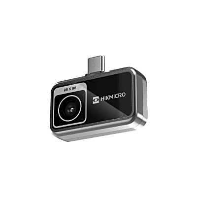 MINIE - Cámara Termográfica Portátil para Celulares (Android) /  Conector Tipo USB - C / Lente 1.3 mm / IP40  / JPEG (Imagen) / Video (MP4) / Rango de Medición de -20°C a 400°C