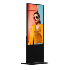 Pantalla Táctil de 55" 4K para Publicidad Digital / Base para Piso (Tótem) / Gestión de Contenido y Control Centralizado