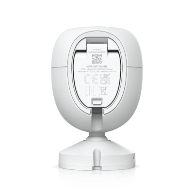 Cámara UniFi Protect G6 Instant con WiFi, 4K, Sensor de Imagen 8MP 1/1.8", Multi-TOPS AI, Audio Bidireccional, Visión Nocturna IR, Protección IPX5, Reconocimiento Facial y de Matrícula