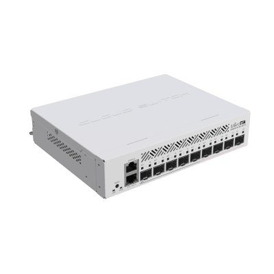 Cloud Router Switch con 1 puerto GbE/ 5 Puertos SFP/ 4 puertos SFP+ Ideal para Enlaces de Alto Rendimiento