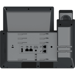 Teléfono IP Wi-Fi, Grado Operador, 12 líneas SIP con 6 cuentas, pantalla táctil  7", puertos Gigabit, Bluetooth, PoE, codec Opus, IPV4/IPV6 con gestión en la nube GDMS