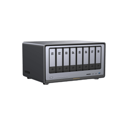 NASync DXP8800 Plus | SO UGOS Pro |  Intel X86 12th Gen Intel® Core™ i5 | SSD 128 GB | 8-Bahias (SATA) | 8GB DDR5 (Exp. a 32GB) | 2* M.2 SSD | 4 Puertos Thunderbolt™4 | WiFi | 1*USB3.2 Gen2, 10Gb/s | HDMI 8k.