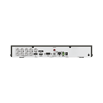 DVR 8 Canales TURBOHD + 4 Canales IP / 5 Megapixel Lite - 3K Lite / Audio Bidireccional por Coaxitron  / ACUSENSE (Evita falsas alarmas) / 1 Bahía de Disco Duro / Salida de Video en Full HD