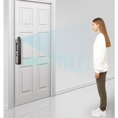 Cerradura inteligente inalambrica Wifi, IP52, App gratis, Compatibilidad con Pantallas Akubela