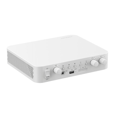 Amplificador una Zona / 2 Canales / 40 W por canal / Conexión Bluetooth / Salida 4-8 Ω x 2 / 100V COM x 2 / Uso Interior - DS-QAE1A80G1-VB