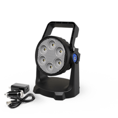 Lámpara de trabajo de mano de 6 LED, con batería recargable y montaje magnético, IP67