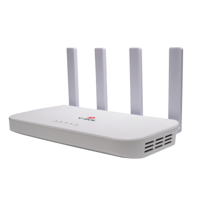 ONU GPON/EPON con Wi-Fi 6 AX1500 / Wi-Fi Doble banda 2.4 y 5 GHz / 4 Puertos Gigabit / Puerto PON SC/APC
