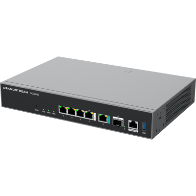 Dispositivo de Convergencia de Redes GCC6020 / Router VPN / Firewall de Próxima Generación / IP PBX / Switch de Red / 4 Puertos Gigabit Ethernet / 1 Puerto SFP+ 10 Gigabit / 1 Puerto 2.5 Gigabit / Administración en la Nube GDMS / Mont