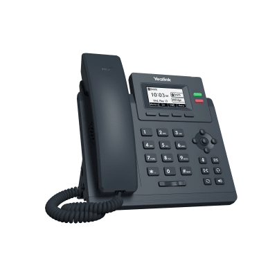 Teléfono IP Empresarial Yealink SIP T30P con 2 Líneas SIP y Conferencia de hasta 5 Participantes