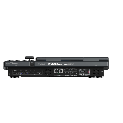 Controlador de Eventos Compacto U5 / Pantalla Táctil Principal 21.5" / Pantalla Inteligente 8" / 87 Botones LCD Programables / 4 Encoders y 8 Faders / Control MIDI y KVM / Diseño Plegable / Software PixelFlow / HDMI 2.0 / 12G-SDI /