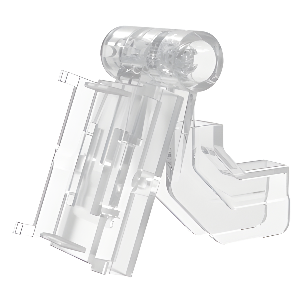 Gancho en T con Placa Trasera Adaptadora para Etiqueta de Tinta Electrónica / AccessPRO / Diametro 5-9 mm / Compatible con 2.13" - 2.66" - 2.9"