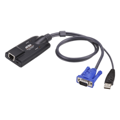 Switch KVM | cable DVI | USB de 2 puertos | con selector remoto de puerto