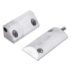 Contacto Magnético para Piso Uso Rudo / Salida Dual NC/NA / GAP 65 mm (2.5 in) / Aluminio / Cable Blindado 55 cm / UL & CE