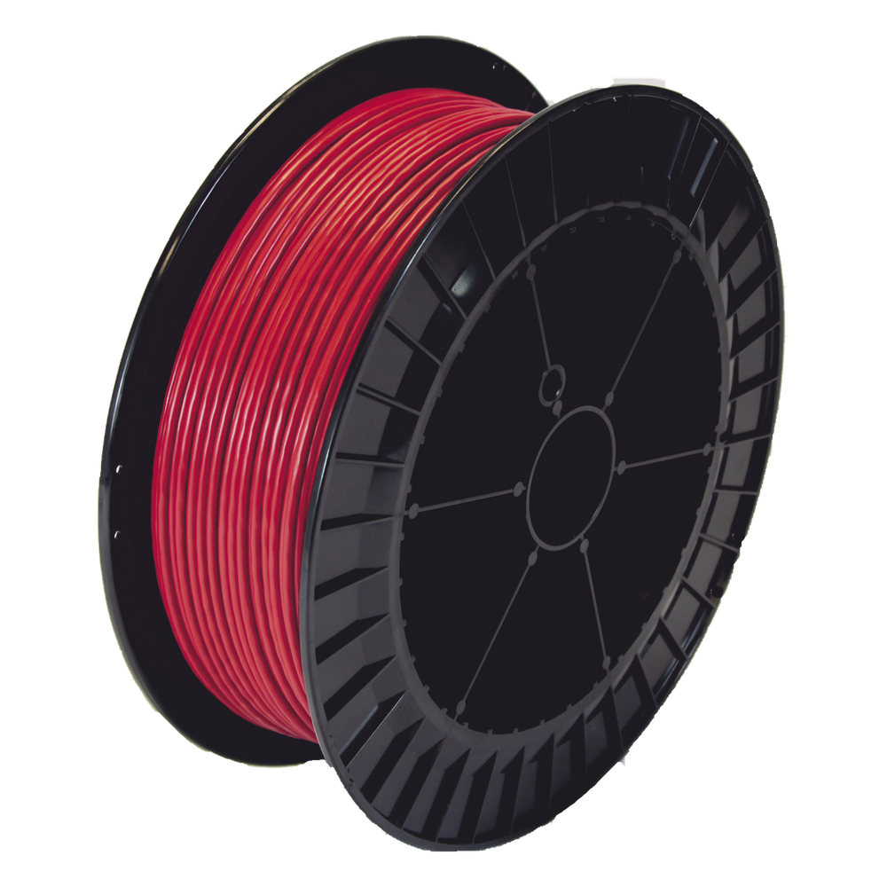 Cable Detector de Calor Lineal / Temperatura Fija 68°C / 152 m (499 ft) / Nylon Rojo Exterior / Guía Acerada / Resistencia 0.164 ohms/m / Compatible con Cualquier Panel