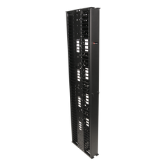 Organizador RouteIT Vertical Doble de 45UR, Fabricado en Acero Laminado en Frío 16AWG, 10in (254 mm) de Ancho