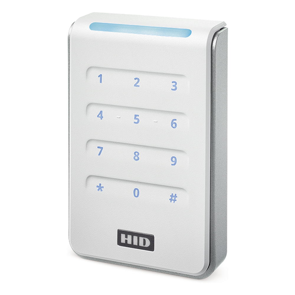 Lector R40 con TECLADO SIGNO WHITE Estandar Multitecnologia/ 40KNWS-00-000000/ Garantia de Por Vida/ Pigtail/Wiegand & OSDP