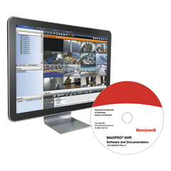 Software de grabación de video en red (NVR) con licencia base para 48 canales, compatible con cámaras IP Honeywell y de terceros
