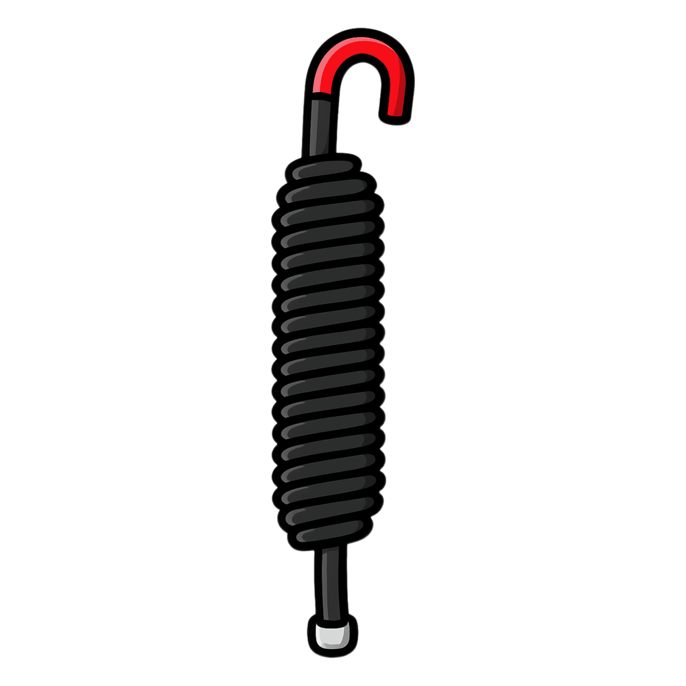 Resorte ROJO para Barreras Vehiculares Hikvision DS-TMG520 / Refacción
