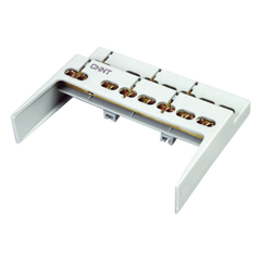 Soporte + Barra de Conexion (4 MOD) (4+2 ENTR.) IP40
