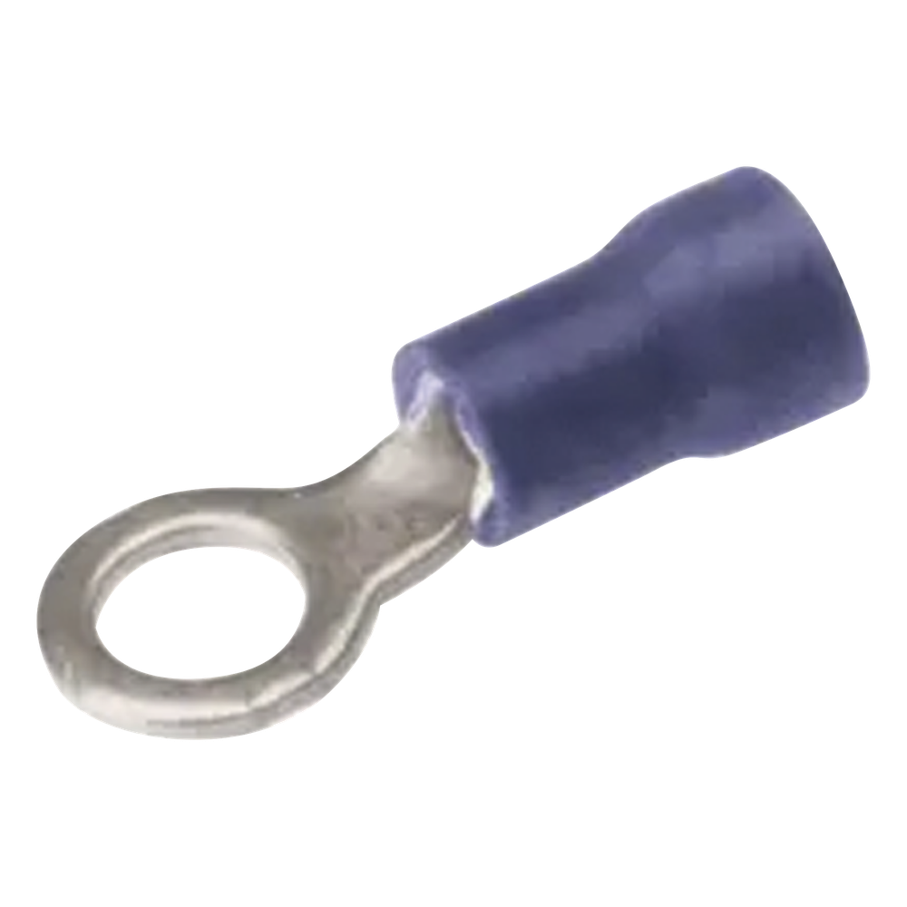 Zapata Terminal de Ojillo  para Tornillo 3/16 in (5 mm) calibre 16-14 AWG con aislamiento de vinilo.