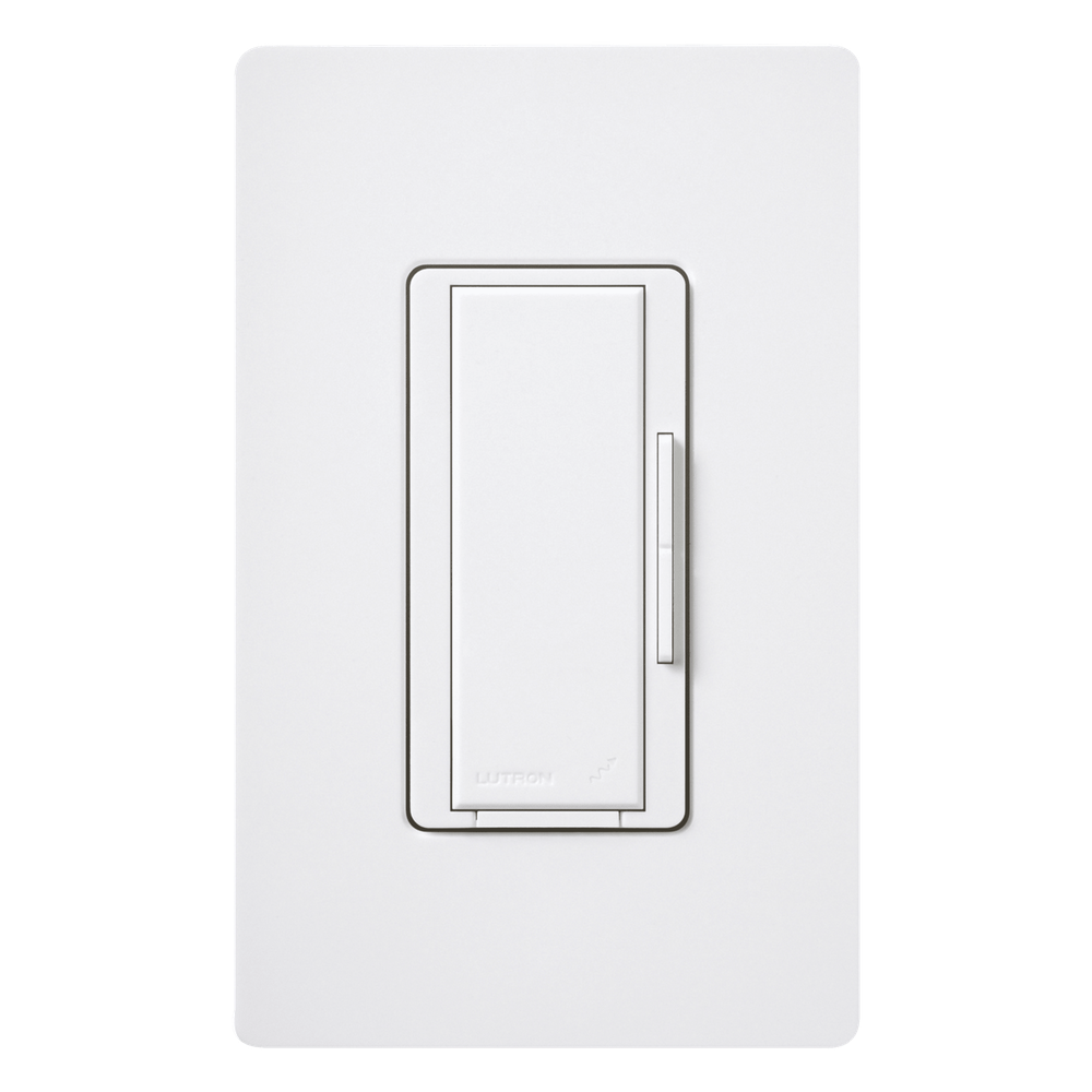 Interruptor remoto Maestro para encendido y apagado multi-ubicación de un interruptor principal RadioRA 2, 120 V, cableado convencional de 3 y 4 vías, color blanco