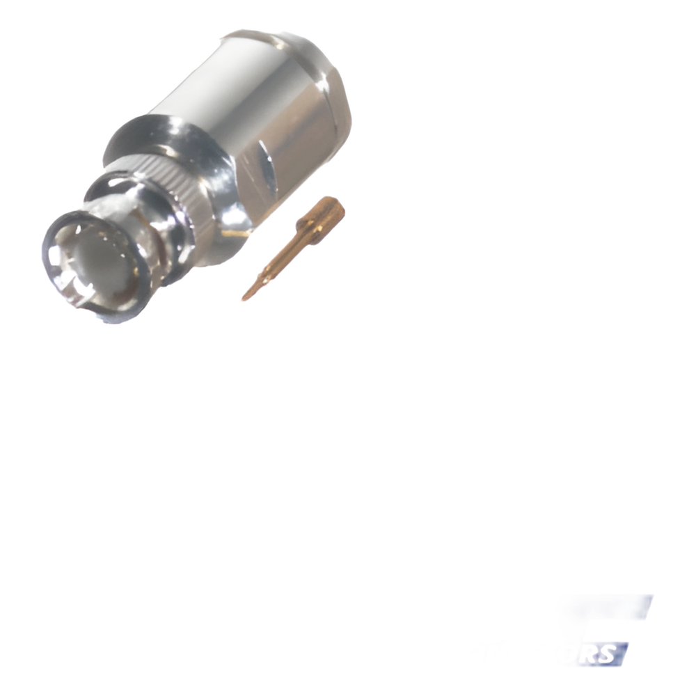 Conector BNC Macho de Rosca para Cables con Conductor Central de AWG-11 ó 13 tipo RG-8/U (8237), RG-213/U (8267), RG-214 (8268).