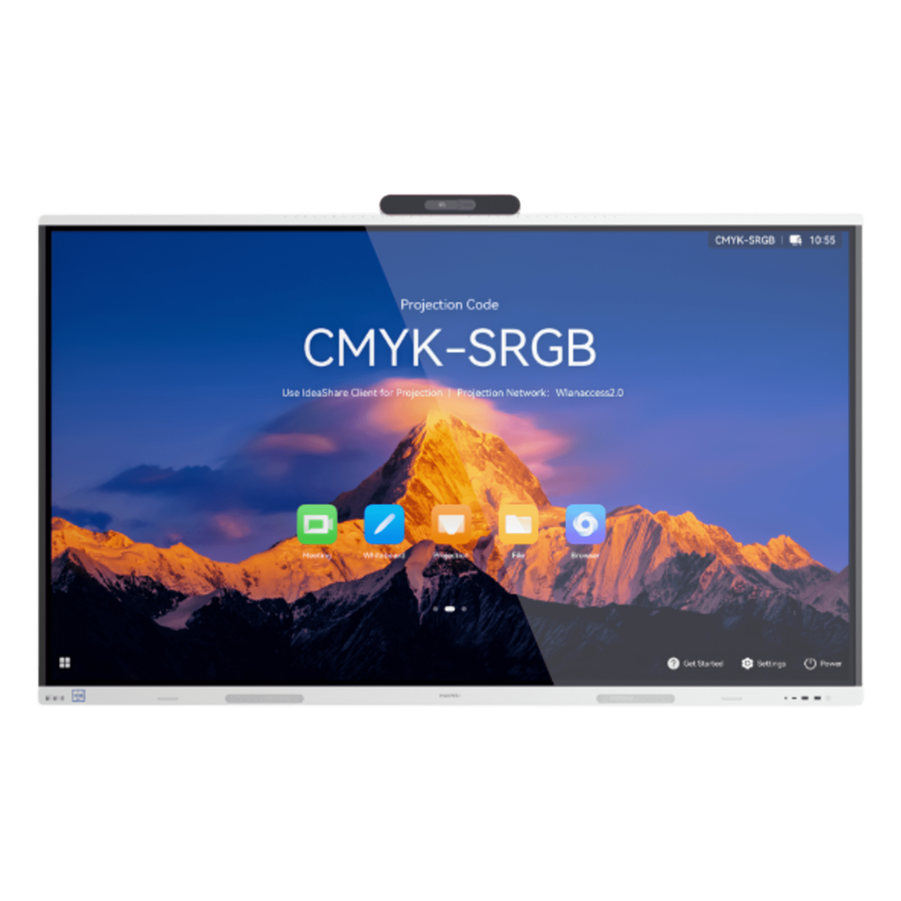 Pantalla Interactiva IdeaHub S3 para Colaboración Inteligente / 75" / Doble Cámara 4K / Harmony OS / Wi-Fi 6 / 24 Micrófonos / BYOM / Enfoque Automático / Baffle acústico / Gestión desde la nube