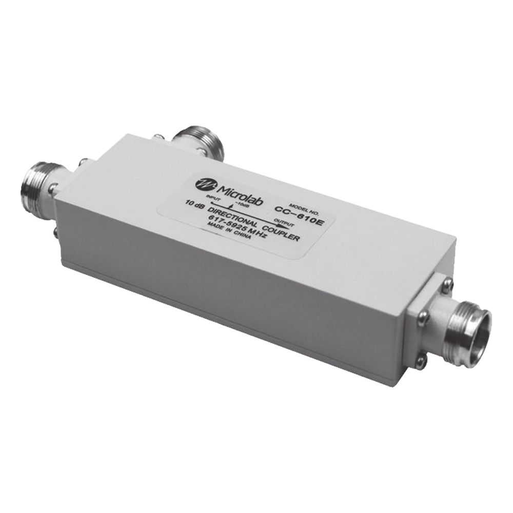 Acoplador direccional 10dB 617-5925MHz 300W-161dBc 4.3-10 IP67