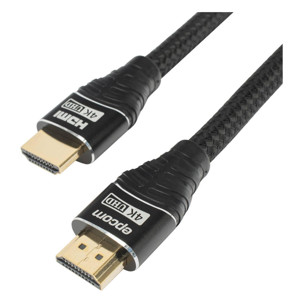 Cable HDMI de 10 Metros (32.81 Pies) | Alta Definición | Longitud | Versión 2.0 | Alta Velocidad 18Gbps | 4K@60Hz | Conectores Chapados en Oro | Tipo Redondo