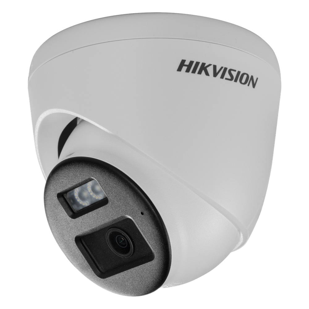 [Audio Bidireccional + Dual Light + ColorVu] Turret TURBOHD 3K (5 Megapixel) / Lente 2.8 mm / 40 mts IR EXIR + 40 mts Luz Blanca / Micrófono y Bocina Integrado / Exterior IP67 / dWDR