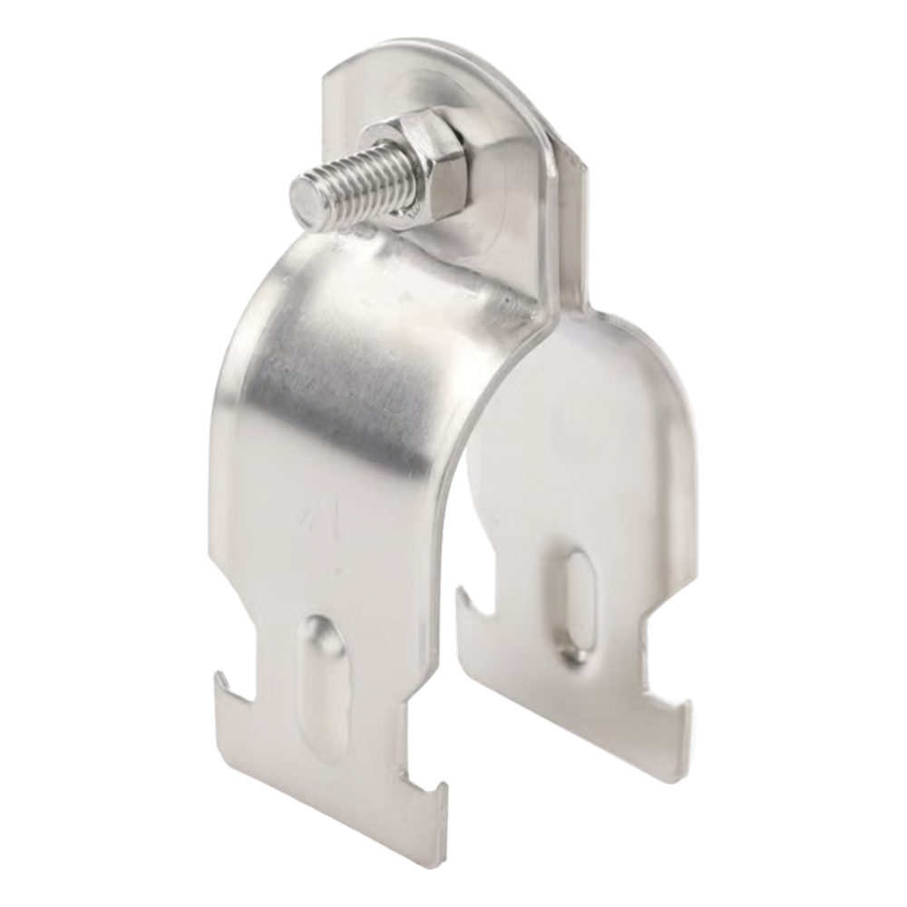 Abrazadera de Acero Inoxidable  de 1" Para Unicanal Tipo Strut