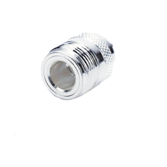 Conector N Hembra de Anillo Plegable para Cables RG-58/U, Níquel/ Oro/ Teflón.