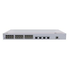 Switch de Distribución/Core Gigabit Administrable  Capa 3 / 24 puertos 10/100/1000 Mbps  / 4 Puertos 10GE SFP+ Uplink / ERPS / Rutas Estáticas / iStack / Administración Nube Gratis